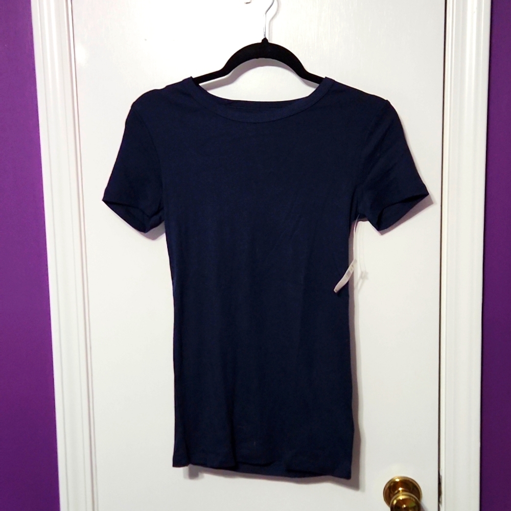 Navy tee